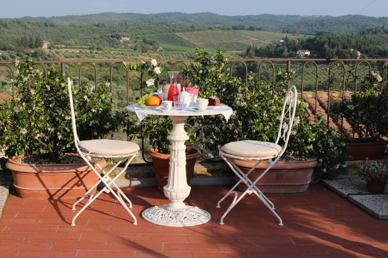 Le Terrazze Del Chianti B&B Residenza D'Epoca E Di Charme San Donato in Poggio Buitenkant foto