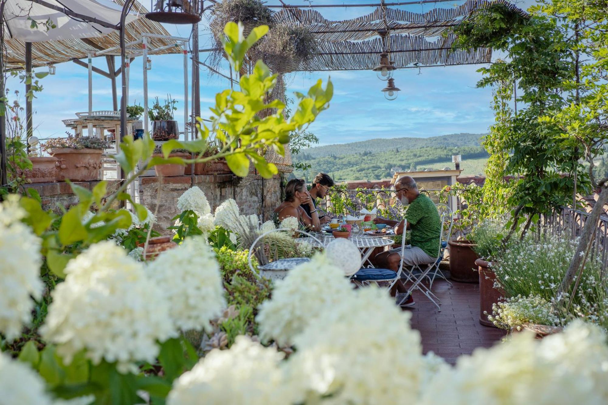Le Terrazze Del Chianti B&B Residenza D'Epoca E Di Charme San Donato in Poggio Buitenkant foto