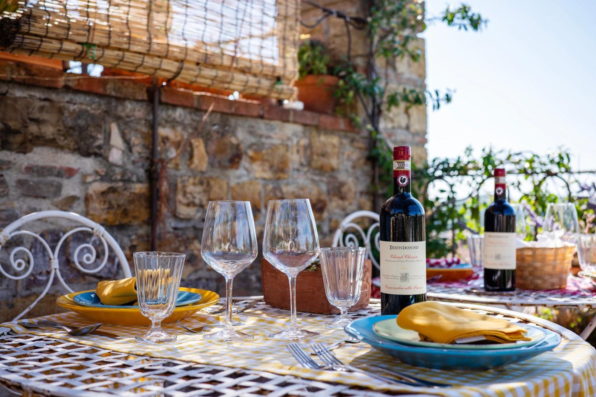Le Terrazze Del Chianti B&B Residenza D'Epoca E Di Charme San Donato in Poggio Buitenkant foto