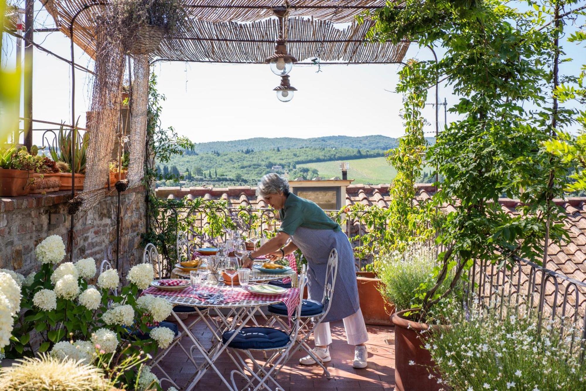 Le Terrazze Del Chianti B&B Residenza D'Epoca E Di Charme San Donato in Poggio Buitenkant foto